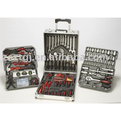 186pcs Aluminum tools set kit , hand tool set , Aluminum Case Tool Set