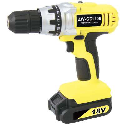 BMC Packing 18v 1.3Ah Variable Speed Lithium Cordless Drill with Drill Bits Set / Sockets Set