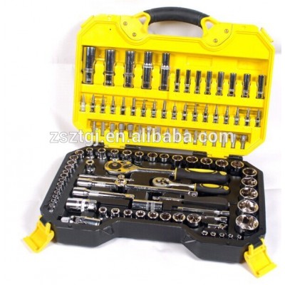 108pc Socket Set in Blow Mold Plastic Case , Socket Wrench Set