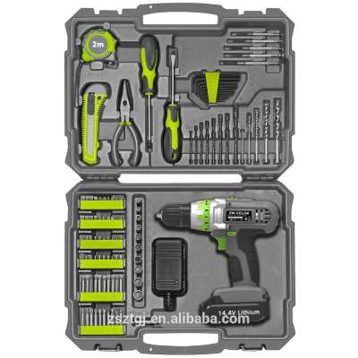 14.4v 12v 18v ZW-CDLI06 108 Pcs Lithium Cordless Drill Set Power Tool Set Lithium Drill Set