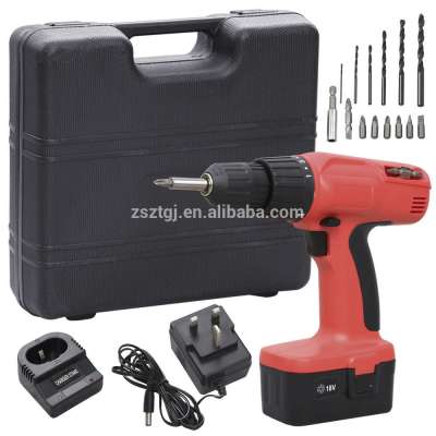 ZW-CD006 Powerful 12V 14.4V 18V Variable Speed Cordless Electric Drill , Wireless Portable Electric Drill