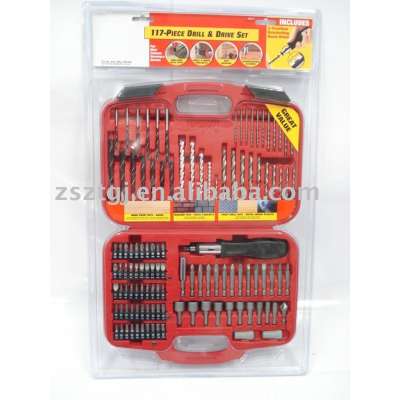 117PCS Combination Drill Set